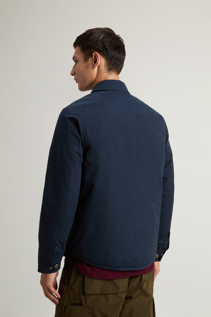 Mountain Cloth Overshirt Melton Blue