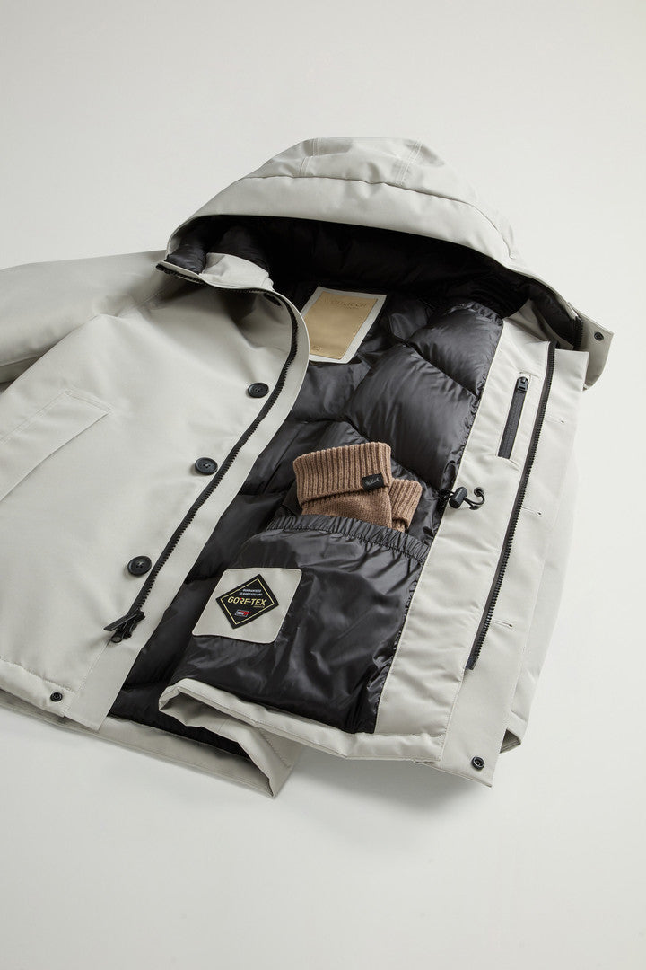 Waterproof Parka in Recycled Two-Layered GORE-TEX Fabric Dove