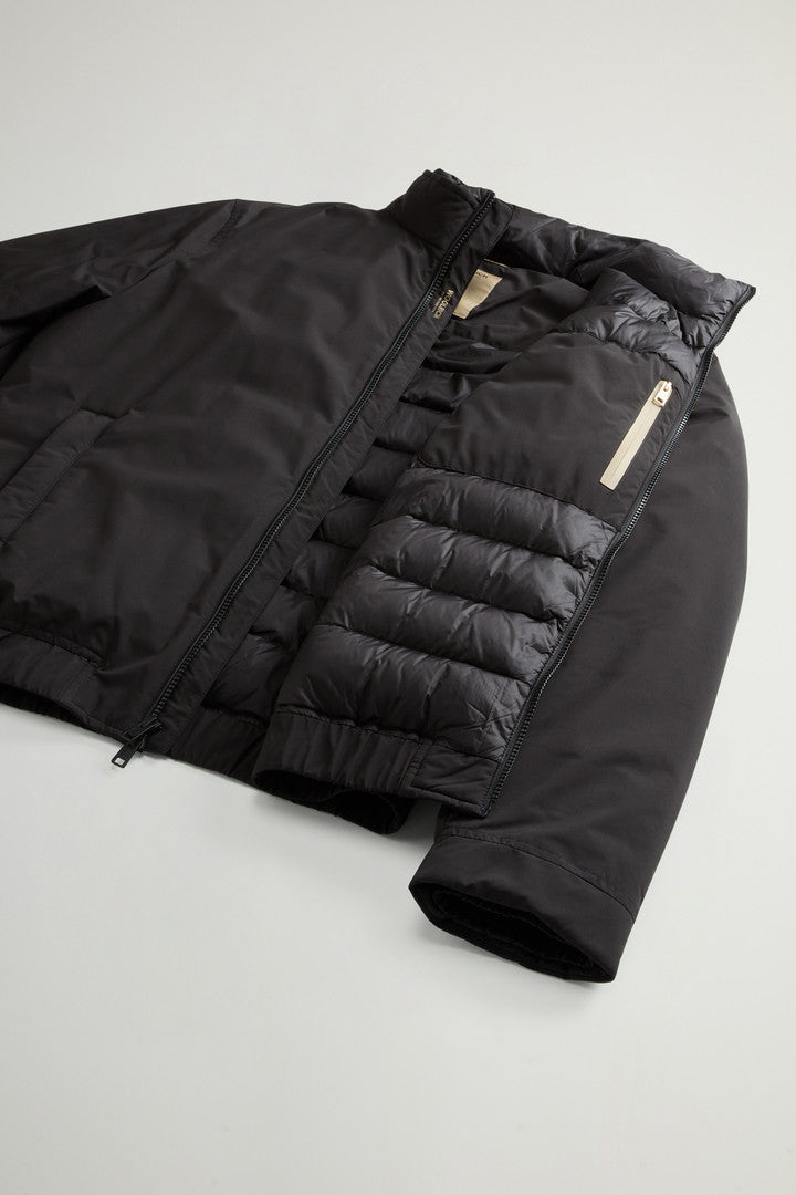 Padded Cloud Bomber  Black