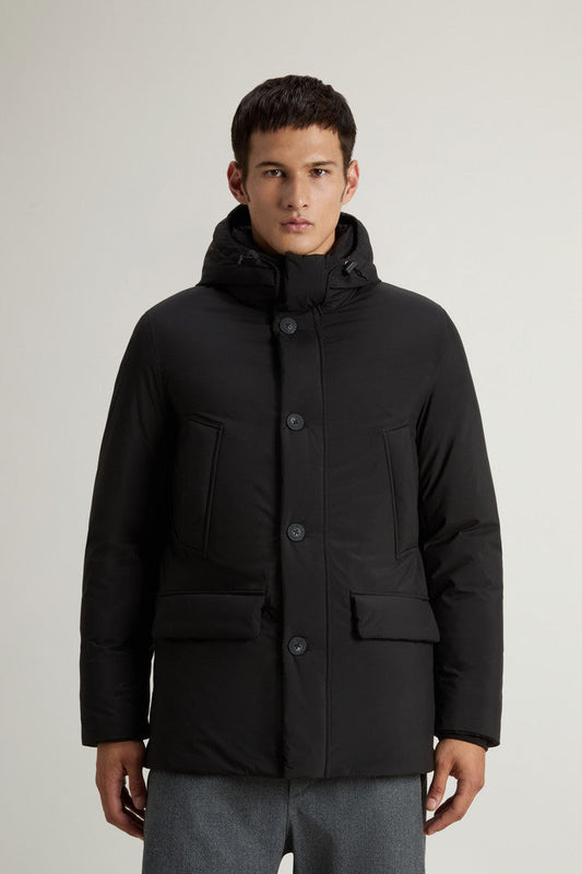 Cloud Arctic Parka with Hood Black
