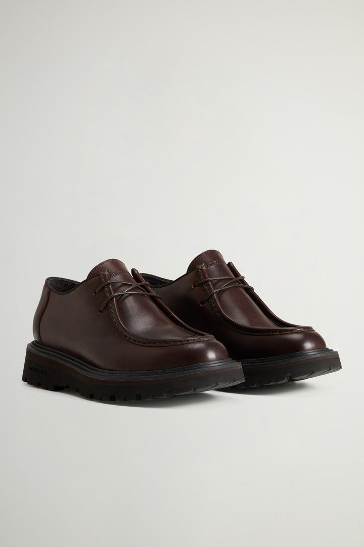 Upland Derby Shoes Dark Brown