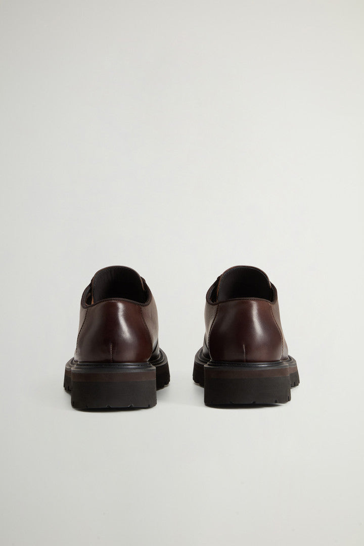 Upland Derby Shoes Dark Brown