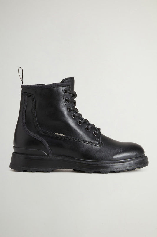 Grove Lace-Up Boots in Calfskin Leather