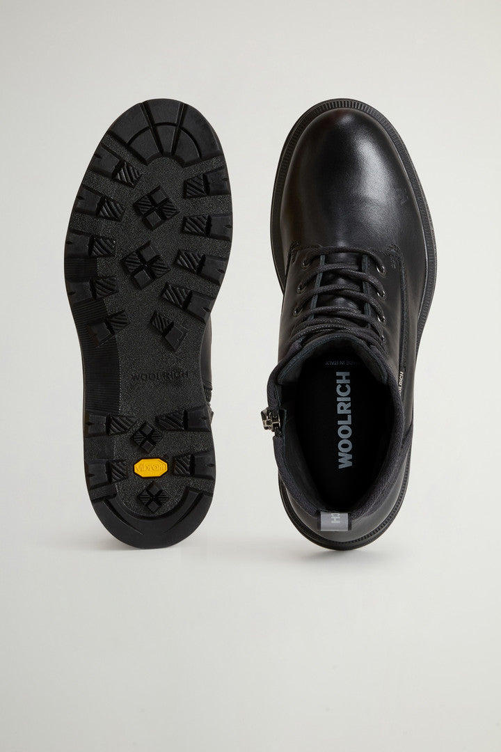 Grove Lace-Up Boots in Calfskin Leather