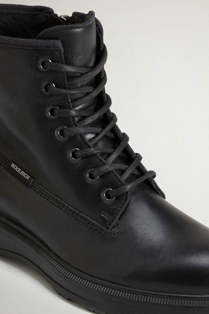 Grove Lace-Up Boots in Calfskin Leather